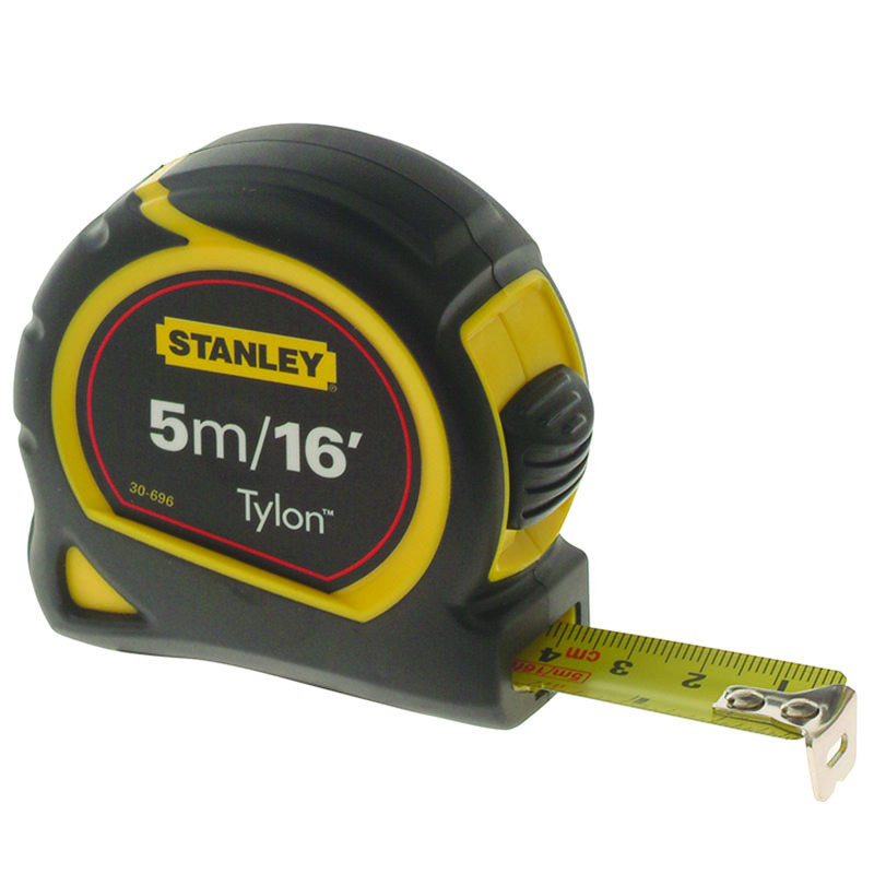 5m Stanley Tylon Bi-material Tape Measure - 130696